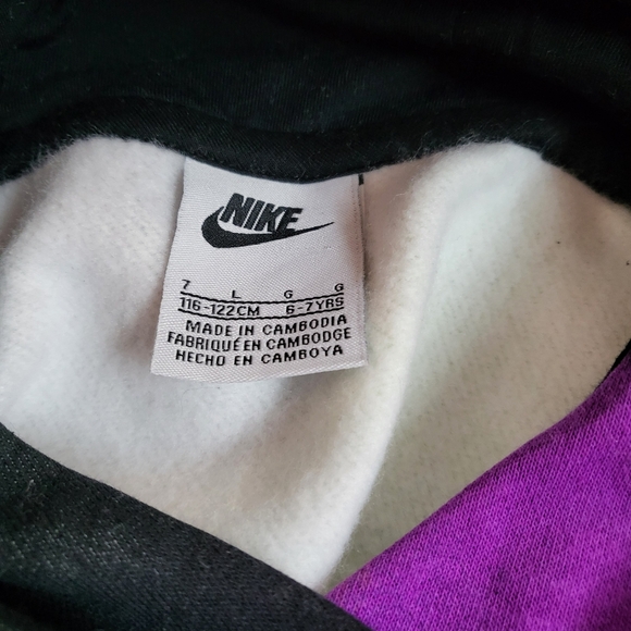 Nike boys 2pc pants set fleece hoodie joggers Size 7 Black - Picture 4 of 4